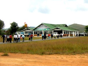 The Xiang Kuang Airport outside of Phonesavan, Laos
