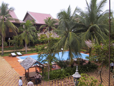 Hotel room view Angkor Wat
