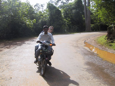 Motocycling Angkor Wat