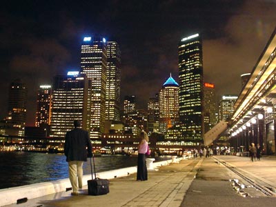 Night Skyline Australia