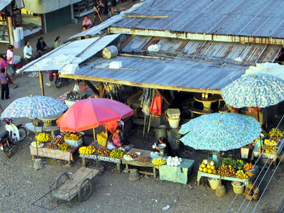 Fruit Stands Laos